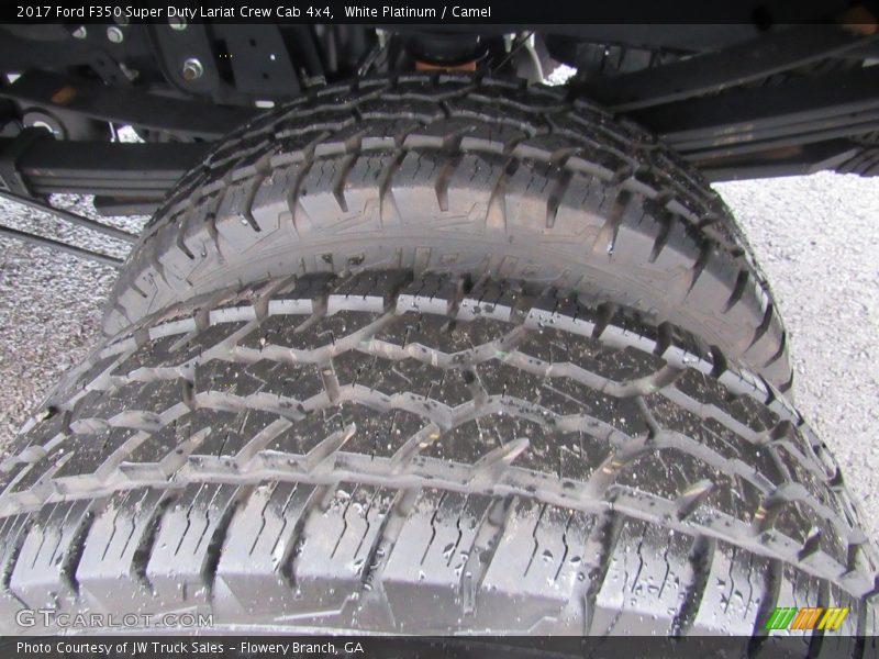 White Platinum / Camel 2017 Ford F350 Super Duty Lariat Crew Cab 4x4