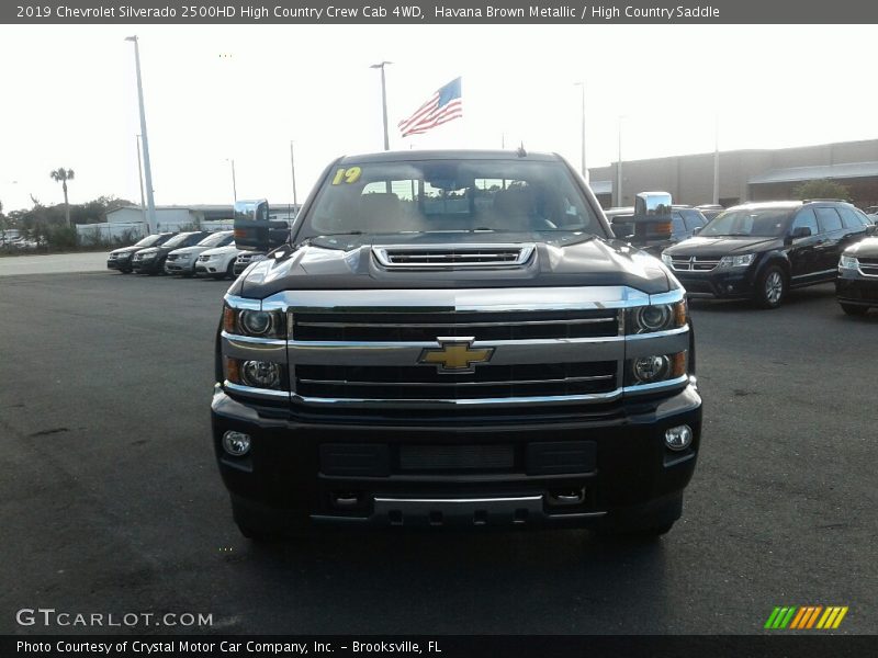 Havana Brown Metallic / High Country Saddle 2019 Chevrolet Silverado 2500HD High Country Crew Cab 4WD