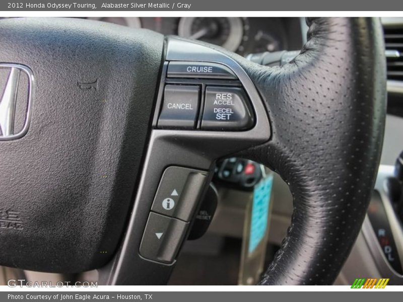 Alabaster Silver Metallic / Gray 2012 Honda Odyssey Touring