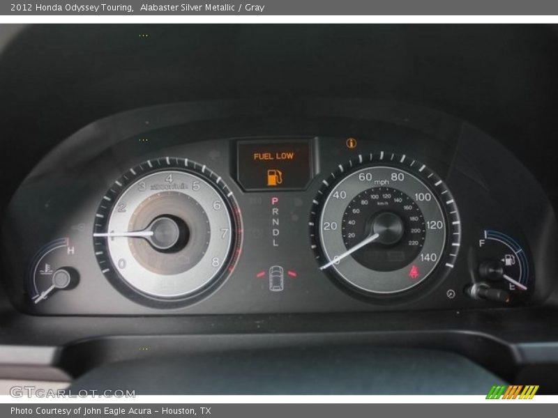 Alabaster Silver Metallic / Gray 2012 Honda Odyssey Touring