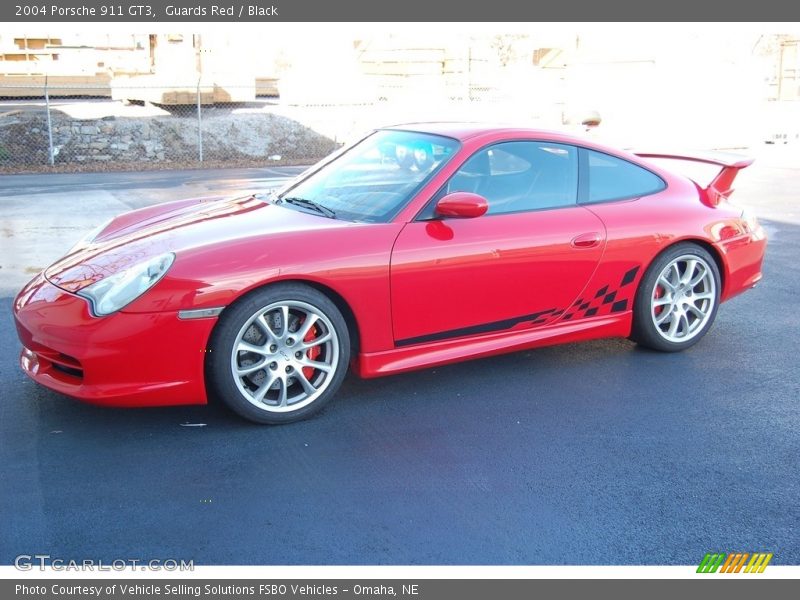 Guards Red / Black 2004 Porsche 911 GT3