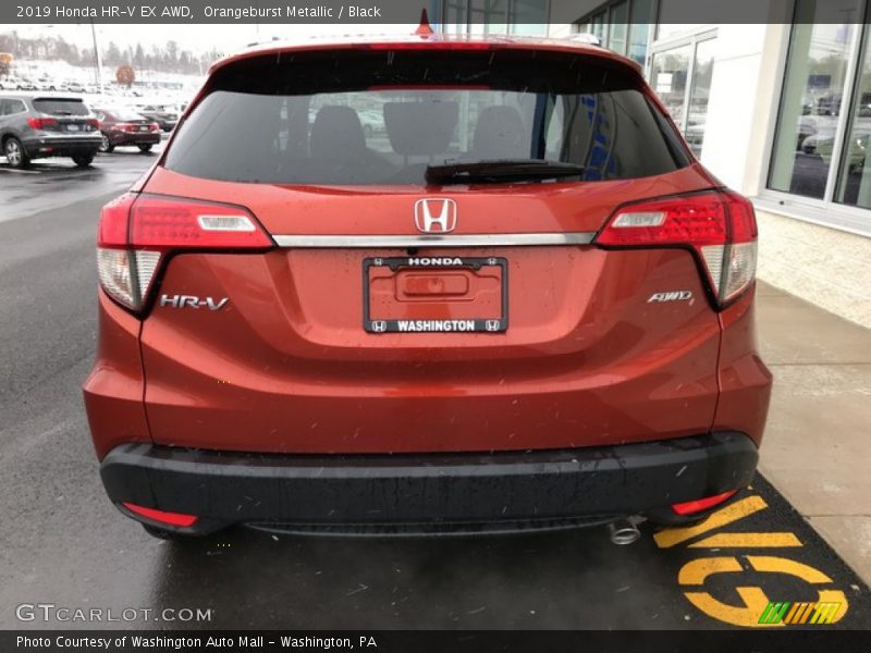 Orangeburst Metallic / Black 2019 Honda HR-V EX AWD