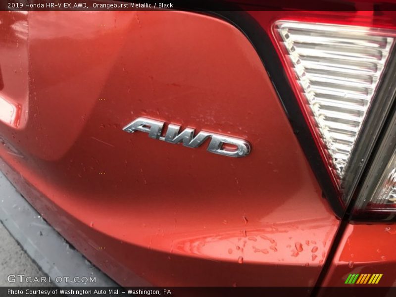 Orangeburst Metallic / Black 2019 Honda HR-V EX AWD