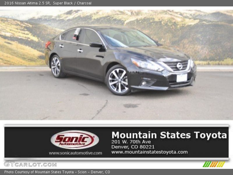 Super Black / Charcoal 2016 Nissan Altima 2.5 SR