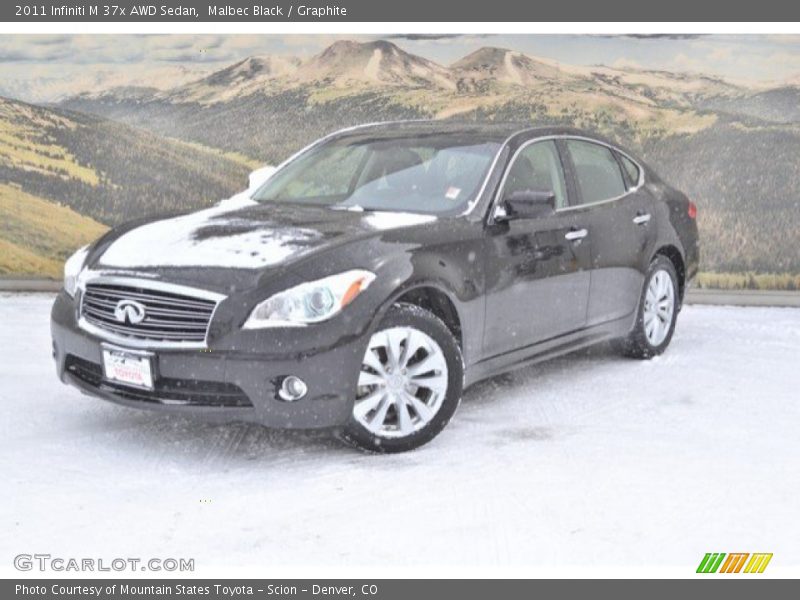 Malbec Black / Graphite 2011 Infiniti M 37x AWD Sedan