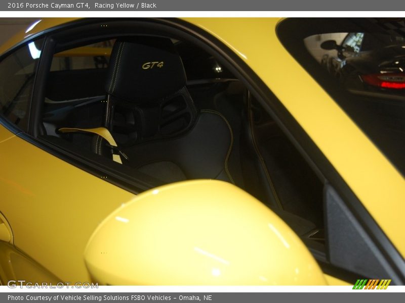 Racing Yellow / Black 2016 Porsche Cayman GT4
