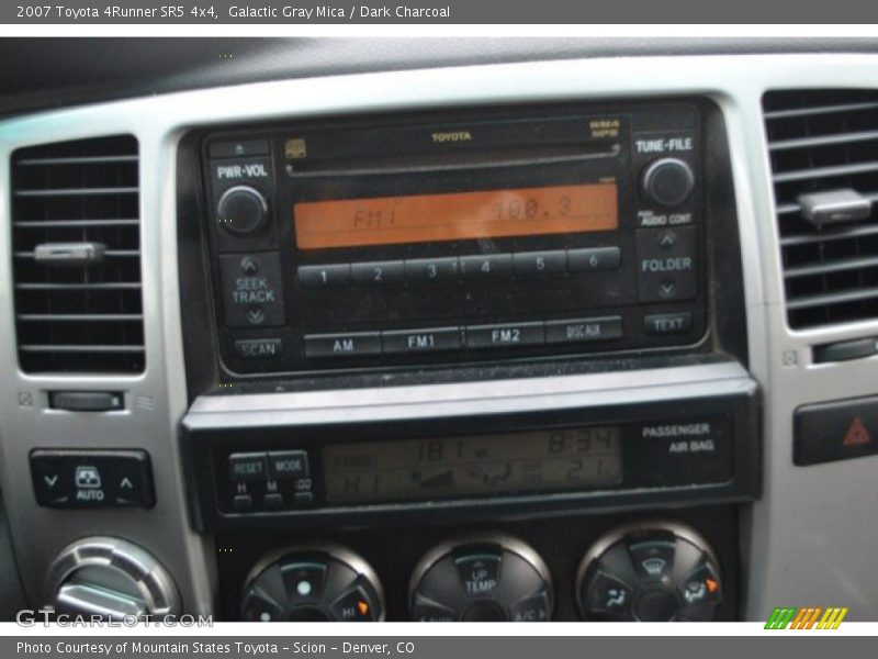 Galactic Gray Mica / Dark Charcoal 2007 Toyota 4Runner SR5 4x4