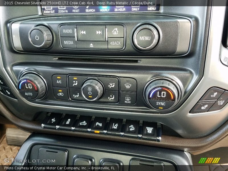 Deep Ruby Metallic / Cocoa/Dune 2015 Chevrolet Silverado 2500HD LTZ Crew Cab 4x4