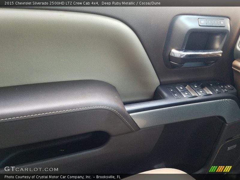 Deep Ruby Metallic / Cocoa/Dune 2015 Chevrolet Silverado 2500HD LTZ Crew Cab 4x4