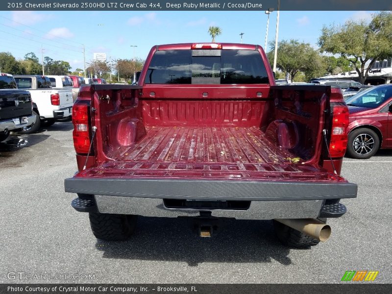 Deep Ruby Metallic / Cocoa/Dune 2015 Chevrolet Silverado 2500HD LTZ Crew Cab 4x4