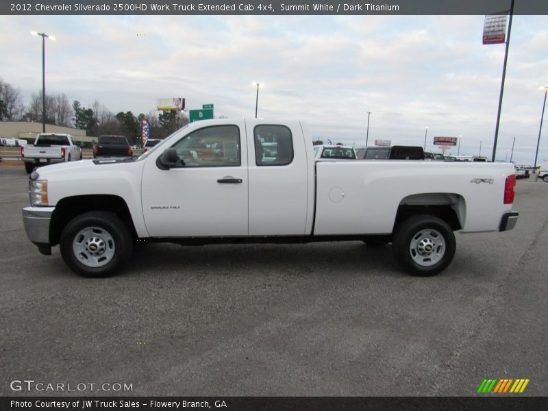 Summit White / Dark Titanium 2012 Chevrolet Silverado 2500HD Work Truck Extended Cab 4x4