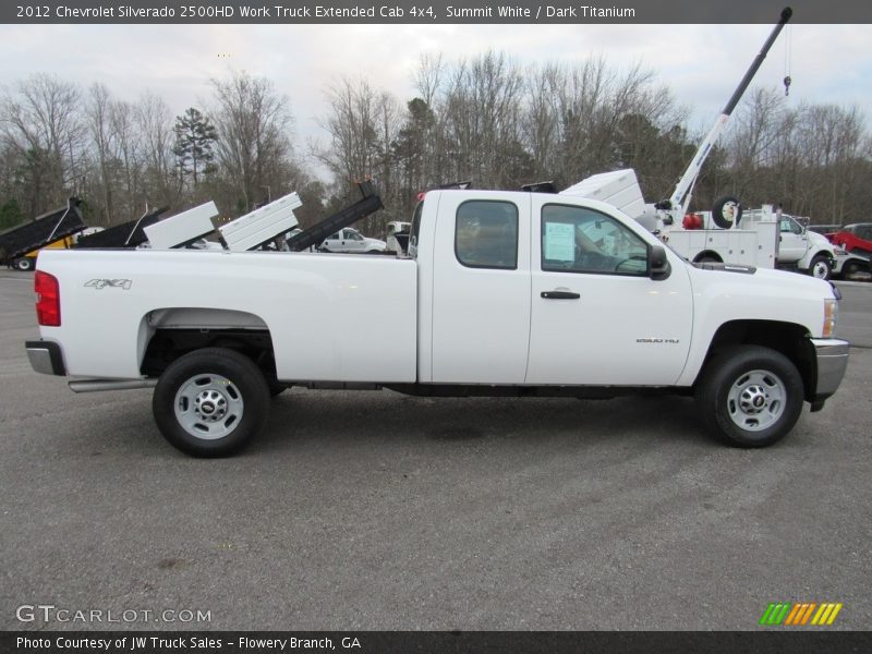 Summit White / Dark Titanium 2012 Chevrolet Silverado 2500HD Work Truck Extended Cab 4x4
