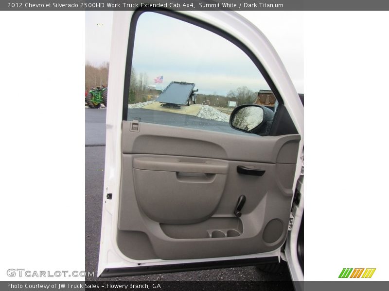 Summit White / Dark Titanium 2012 Chevrolet Silverado 2500HD Work Truck Extended Cab 4x4
