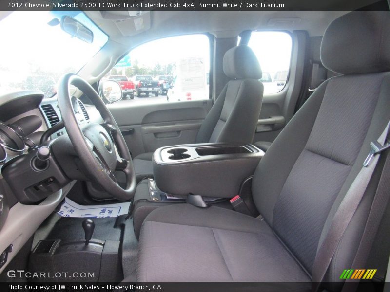 Summit White / Dark Titanium 2012 Chevrolet Silverado 2500HD Work Truck Extended Cab 4x4