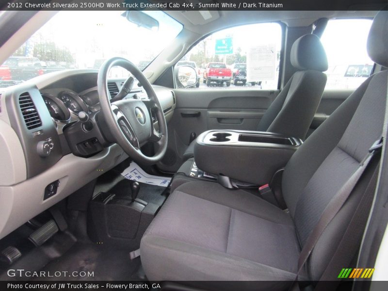 Summit White / Dark Titanium 2012 Chevrolet Silverado 2500HD Work Truck Extended Cab 4x4