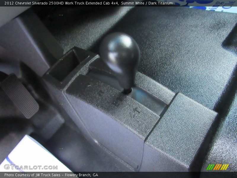 Summit White / Dark Titanium 2012 Chevrolet Silverado 2500HD Work Truck Extended Cab 4x4