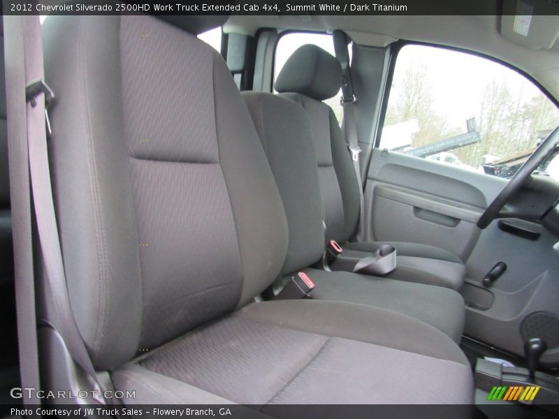 Summit White / Dark Titanium 2012 Chevrolet Silverado 2500HD Work Truck Extended Cab 4x4
