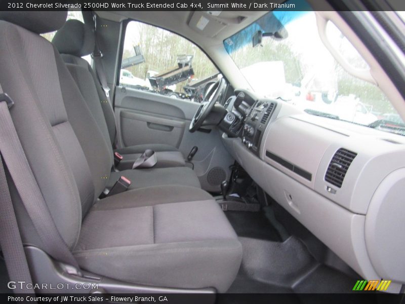 Summit White / Dark Titanium 2012 Chevrolet Silverado 2500HD Work Truck Extended Cab 4x4