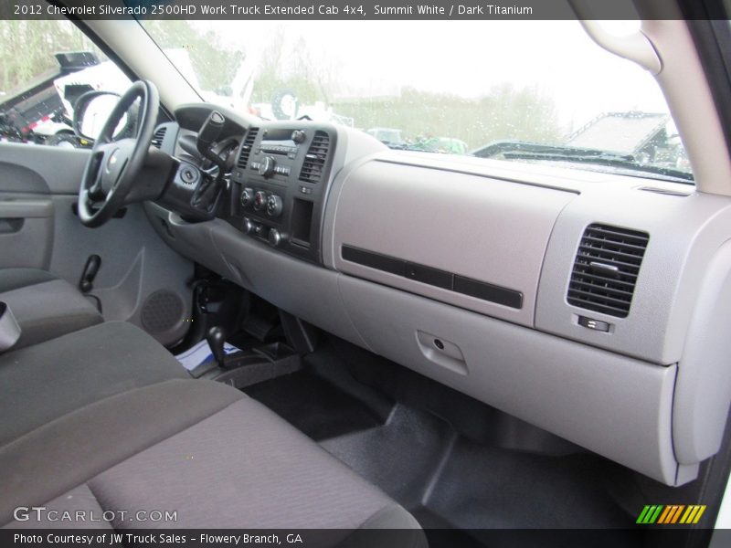 Summit White / Dark Titanium 2012 Chevrolet Silverado 2500HD Work Truck Extended Cab 4x4
