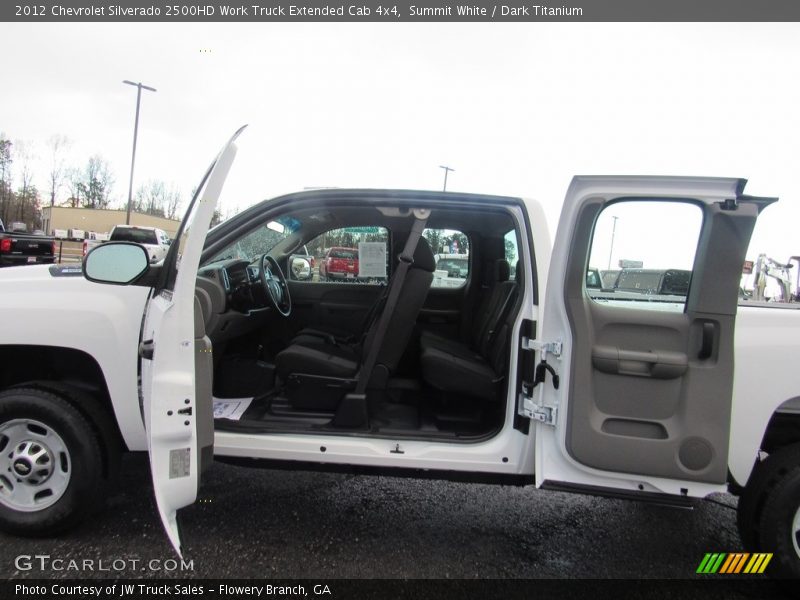 Summit White / Dark Titanium 2012 Chevrolet Silverado 2500HD Work Truck Extended Cab 4x4
