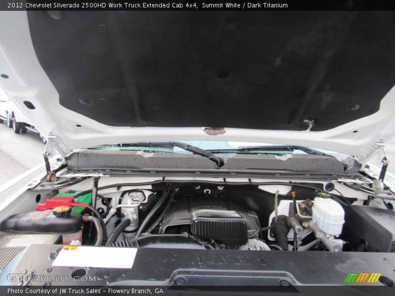 Summit White / Dark Titanium 2012 Chevrolet Silverado 2500HD Work Truck Extended Cab 4x4