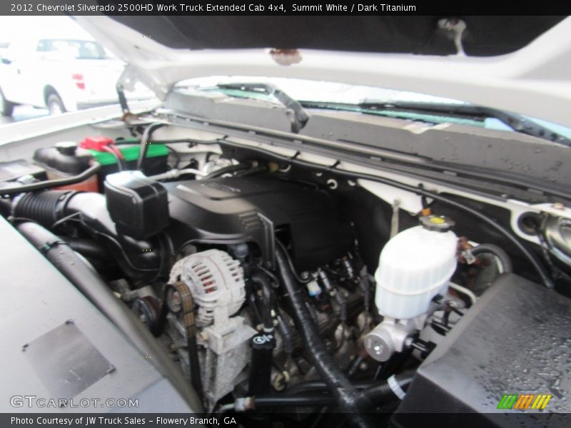 Summit White / Dark Titanium 2012 Chevrolet Silverado 2500HD Work Truck Extended Cab 4x4
