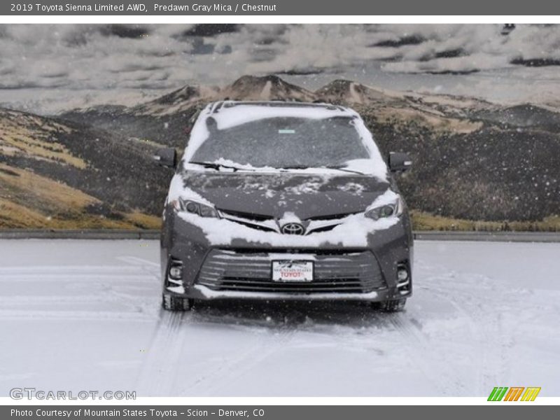 Predawn Gray Mica / Chestnut 2019 Toyota Sienna Limited AWD
