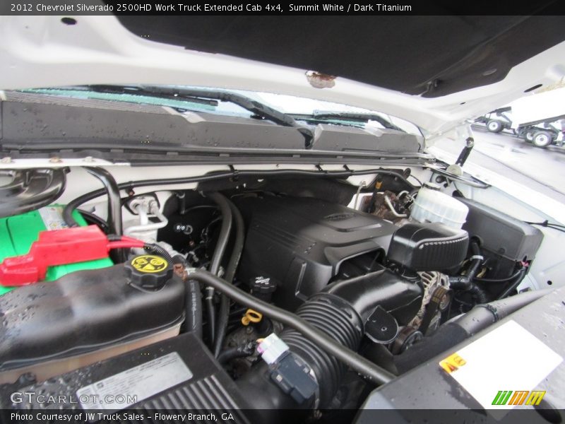 Summit White / Dark Titanium 2012 Chevrolet Silverado 2500HD Work Truck Extended Cab 4x4