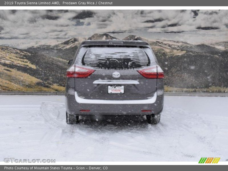 Predawn Gray Mica / Chestnut 2019 Toyota Sienna Limited AWD