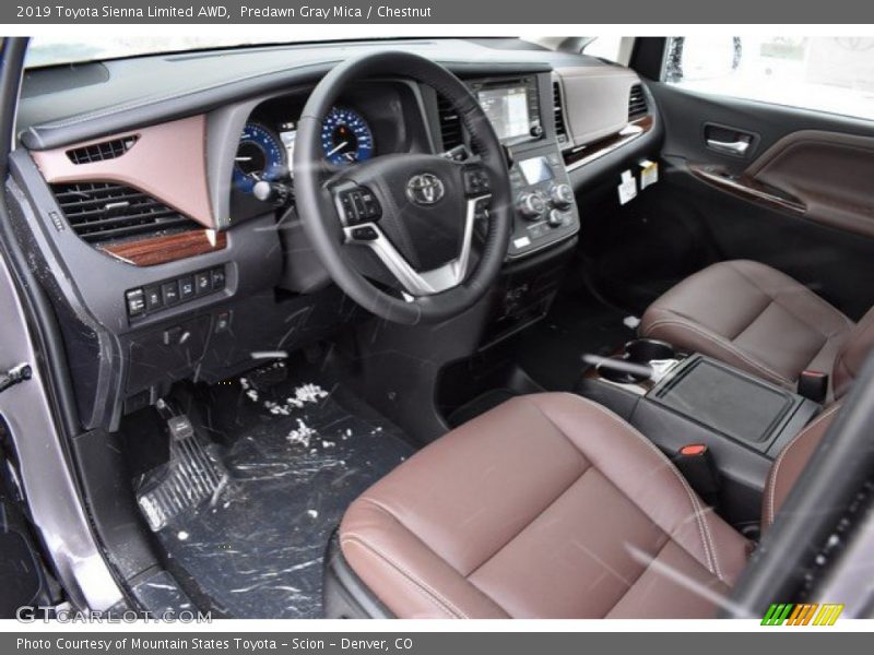  2019 Sienna Limited AWD Chestnut Interior