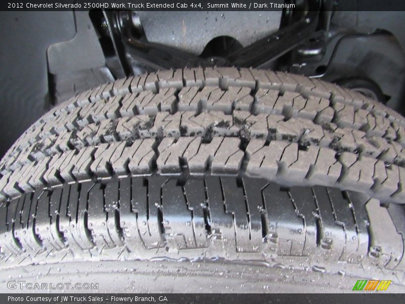 Summit White / Dark Titanium 2012 Chevrolet Silverado 2500HD Work Truck Extended Cab 4x4