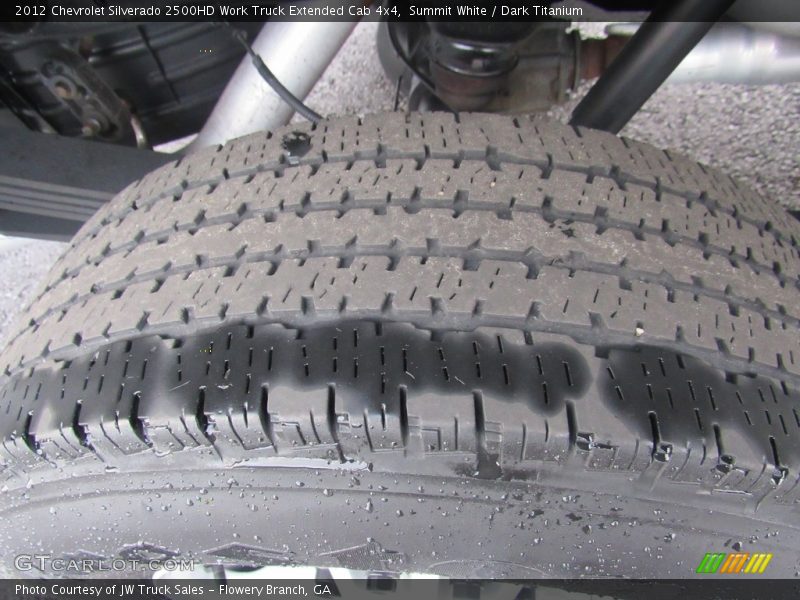 Summit White / Dark Titanium 2012 Chevrolet Silverado 2500HD Work Truck Extended Cab 4x4