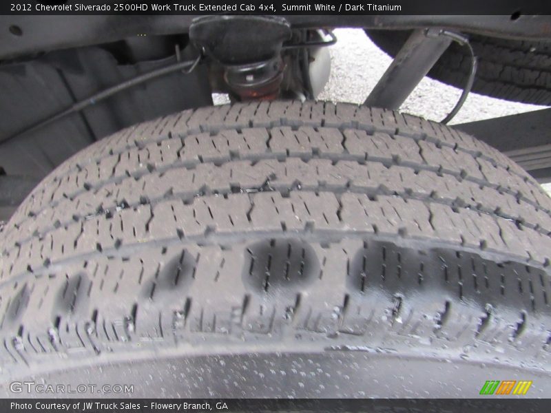 Summit White / Dark Titanium 2012 Chevrolet Silverado 2500HD Work Truck Extended Cab 4x4