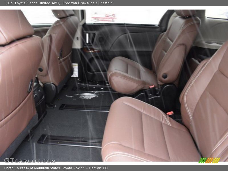 Rear Seat of 2019 Sienna Limited AWD