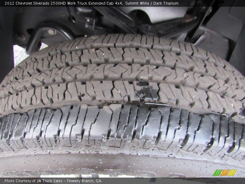 Summit White / Dark Titanium 2012 Chevrolet Silverado 2500HD Work Truck Extended Cab 4x4