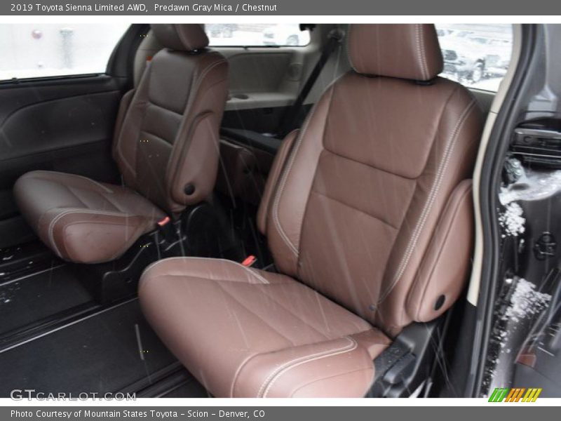 Rear Seat of 2019 Sienna Limited AWD