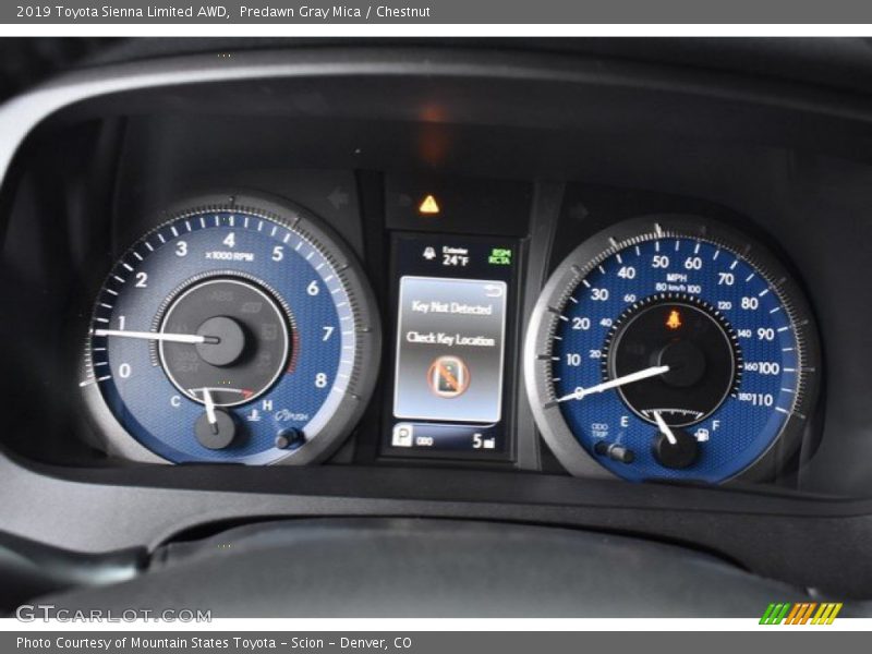  2019 Sienna Limited AWD Limited AWD Gauges