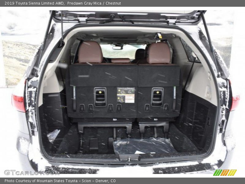 Predawn Gray Mica / Chestnut 2019 Toyota Sienna Limited AWD