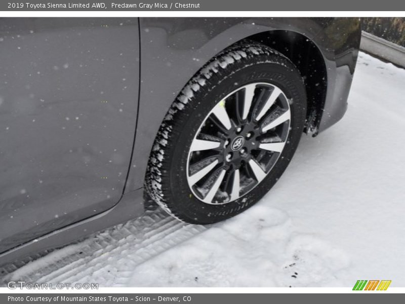 Predawn Gray Mica / Chestnut 2019 Toyota Sienna Limited AWD