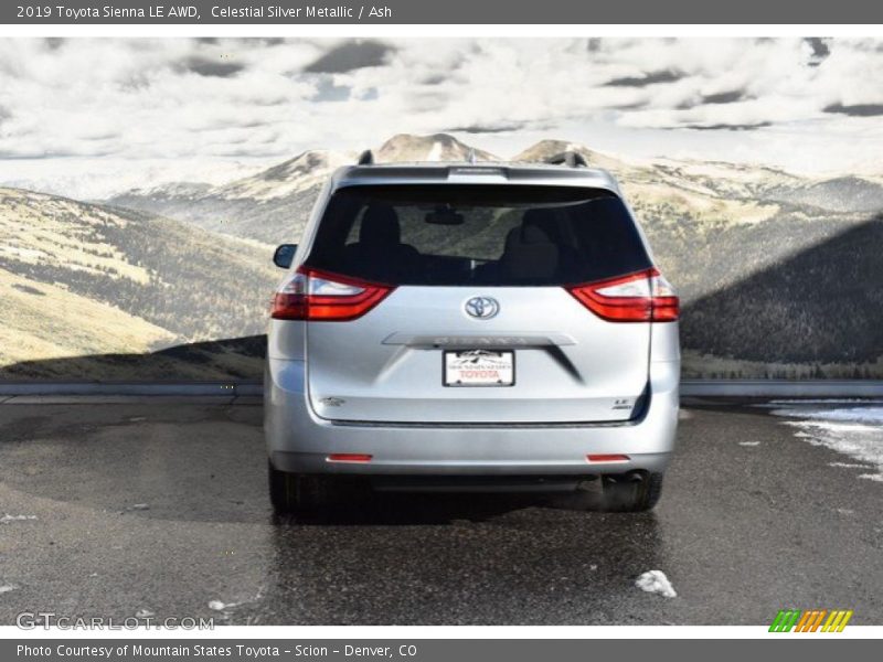 Celestial Silver Metallic / Ash 2019 Toyota Sienna LE AWD