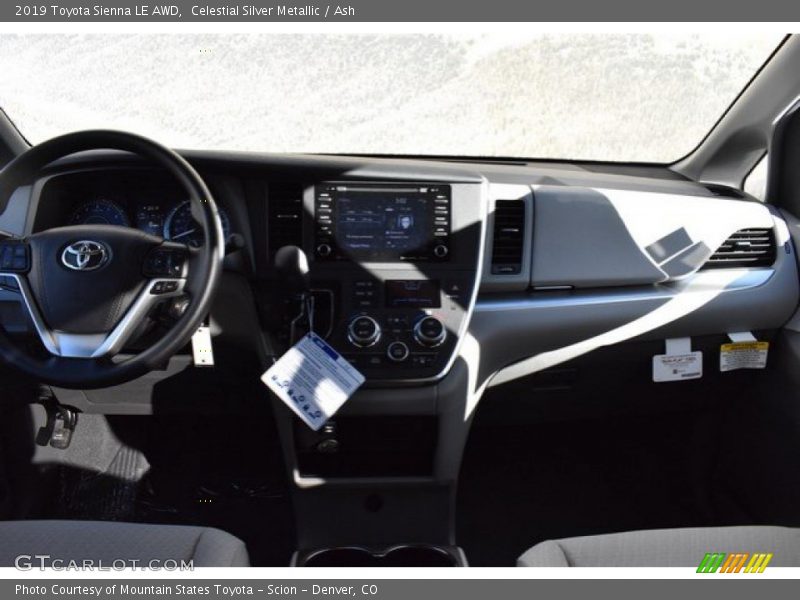 Celestial Silver Metallic / Ash 2019 Toyota Sienna LE AWD