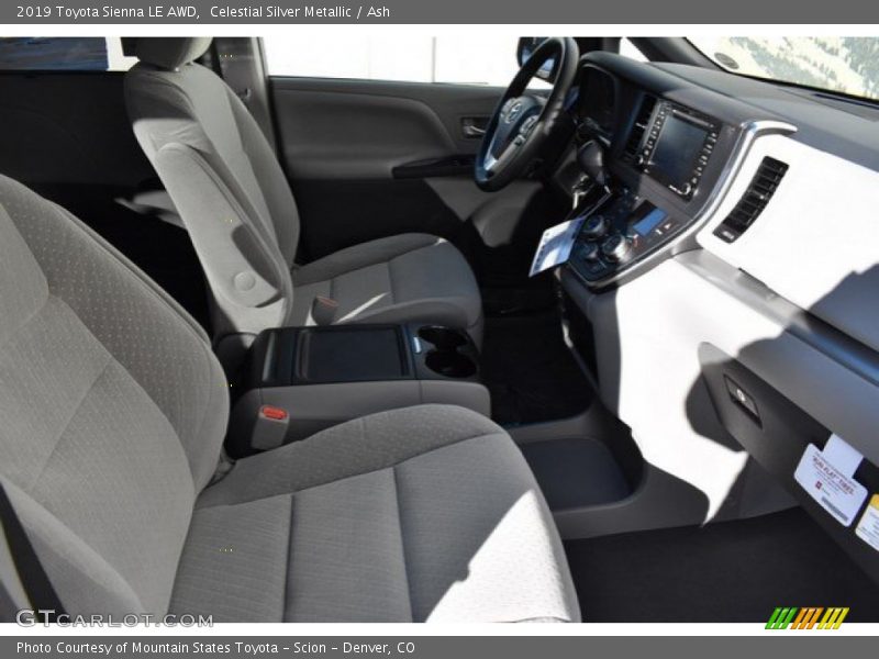 Celestial Silver Metallic / Ash 2019 Toyota Sienna LE AWD