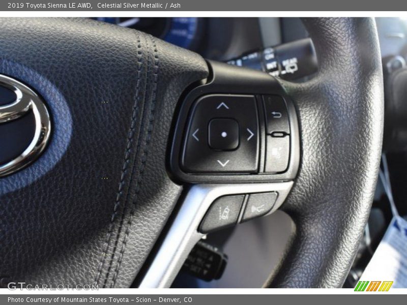 Celestial Silver Metallic / Ash 2019 Toyota Sienna LE AWD