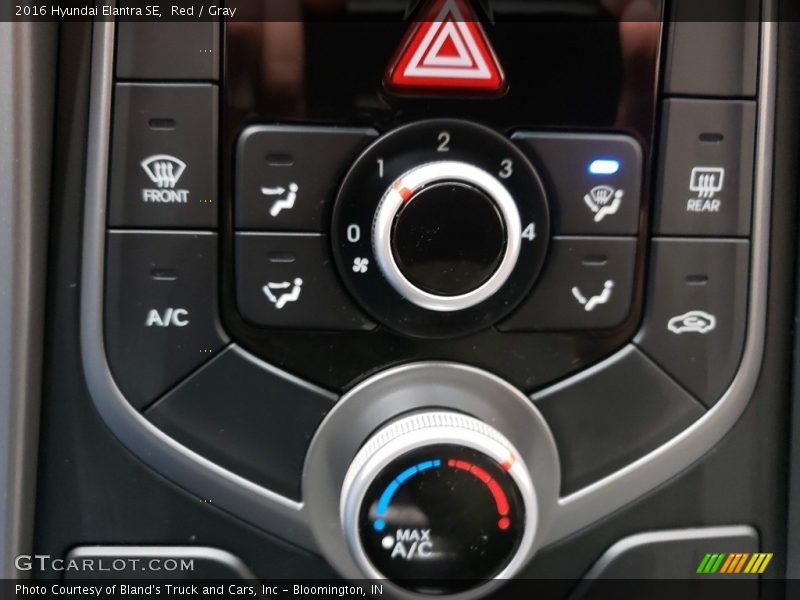 Red / Gray 2016 Hyundai Elantra SE