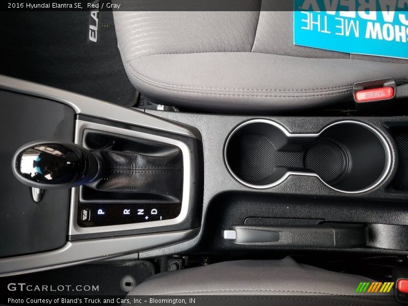 Red / Gray 2016 Hyundai Elantra SE