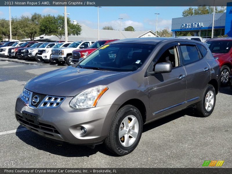 Platinum Graphite / Black 2013 Nissan Rogue S AWD