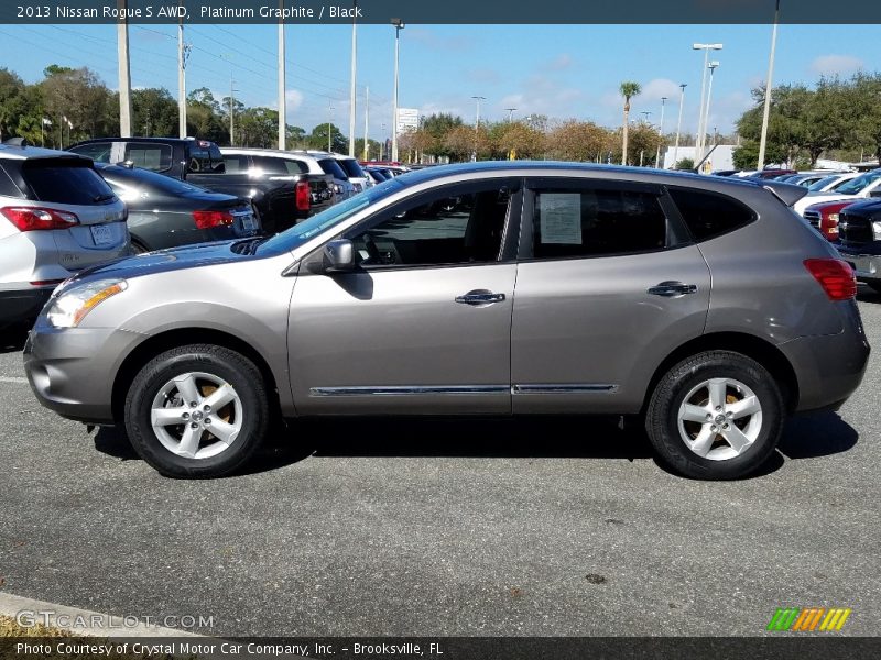 Platinum Graphite / Black 2013 Nissan Rogue S AWD