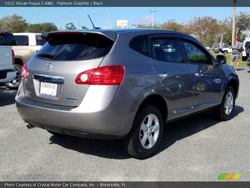 Platinum Graphite / Black 2013 Nissan Rogue S AWD