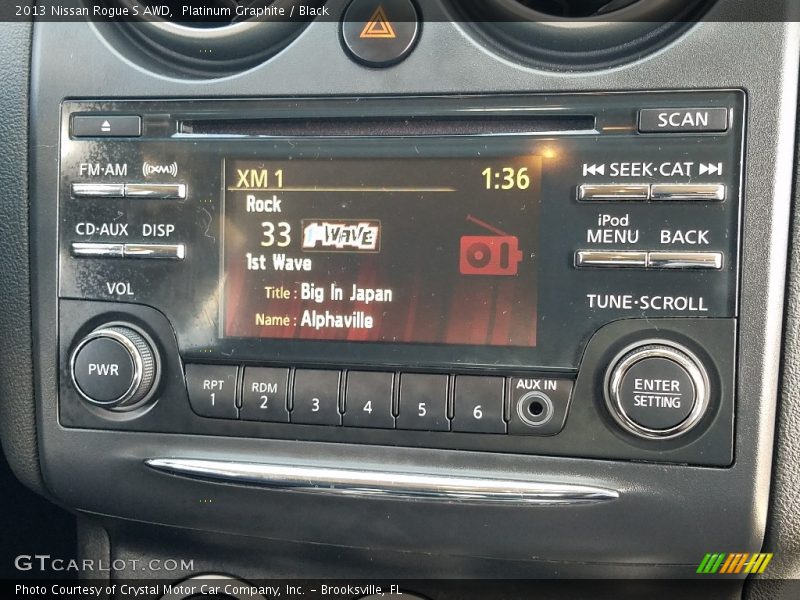 Platinum Graphite / Black 2013 Nissan Rogue S AWD
