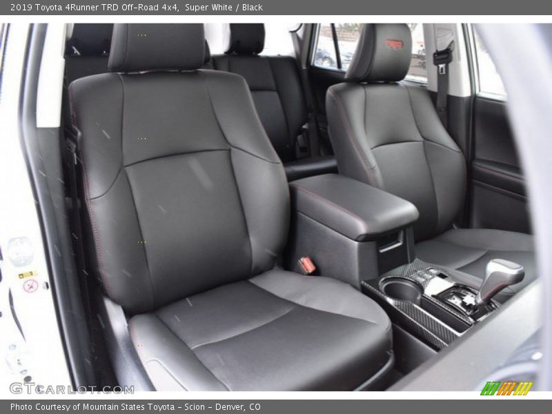 Front Seat of 2019 4Runner TRD Off-Road 4x4